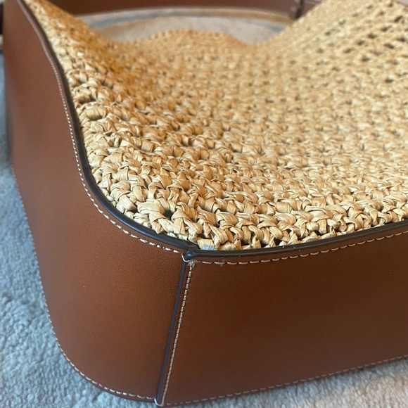 Mango Large Valeta Crocheted Raffia Bag - Picture 7 of 13